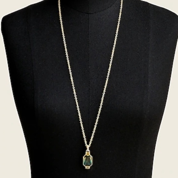 NWOT Madewell ombré stone pendant necklace winter green - Picture 2 of 3